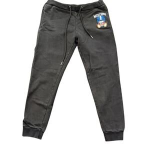 $350 Moschino Womens Charcoal Joggers Bear Patch Preloved S